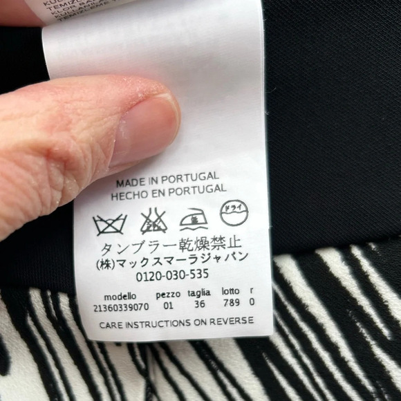 MaxMara SportMax Scribble Pants, size  2 - Picture 5 of 7